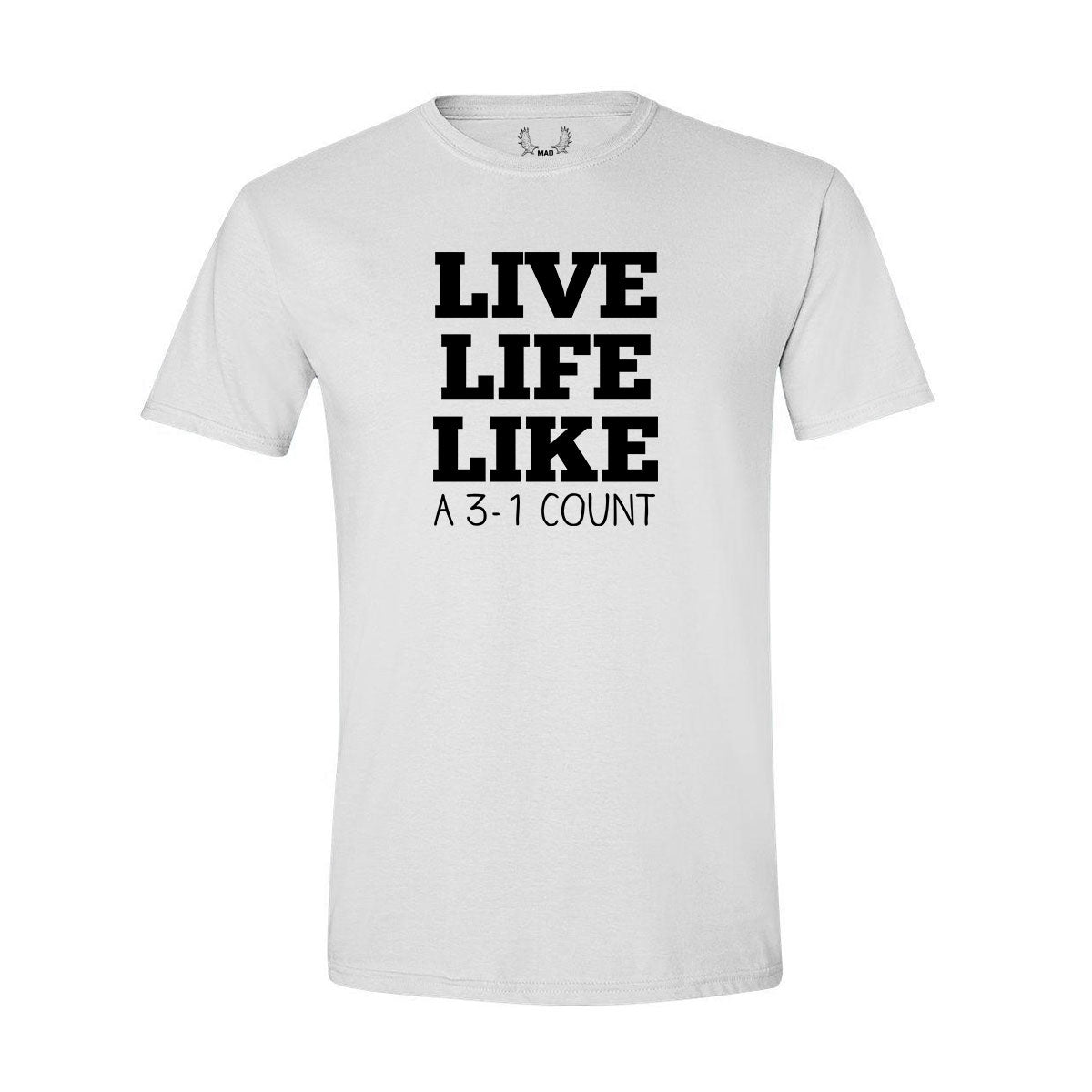 Baseballism - Live your life like a 3-1 count and look